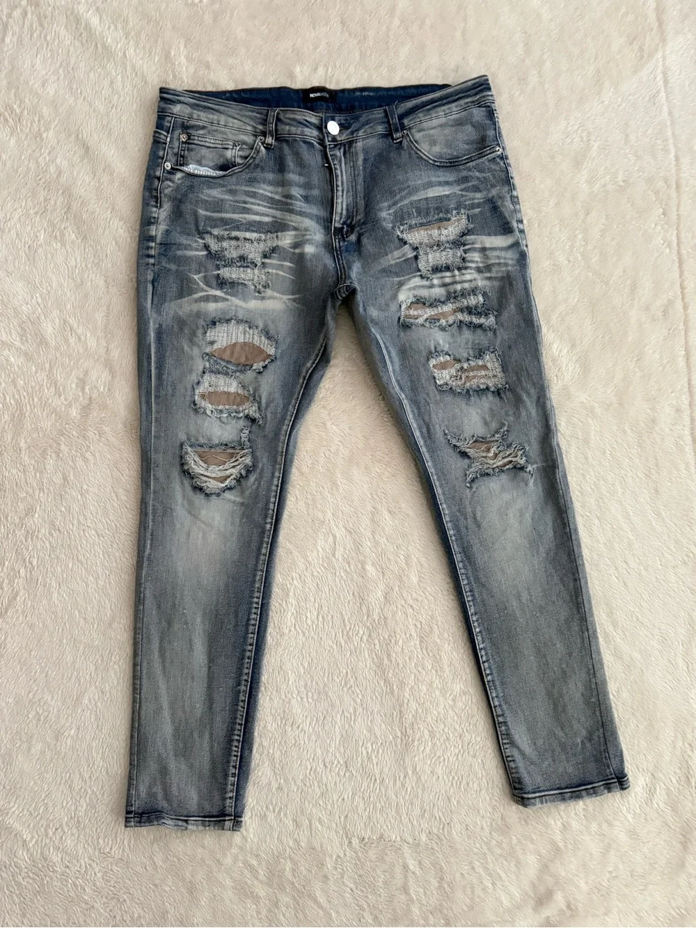 Men’s Distressed Jeans, Nova Men, Size 38